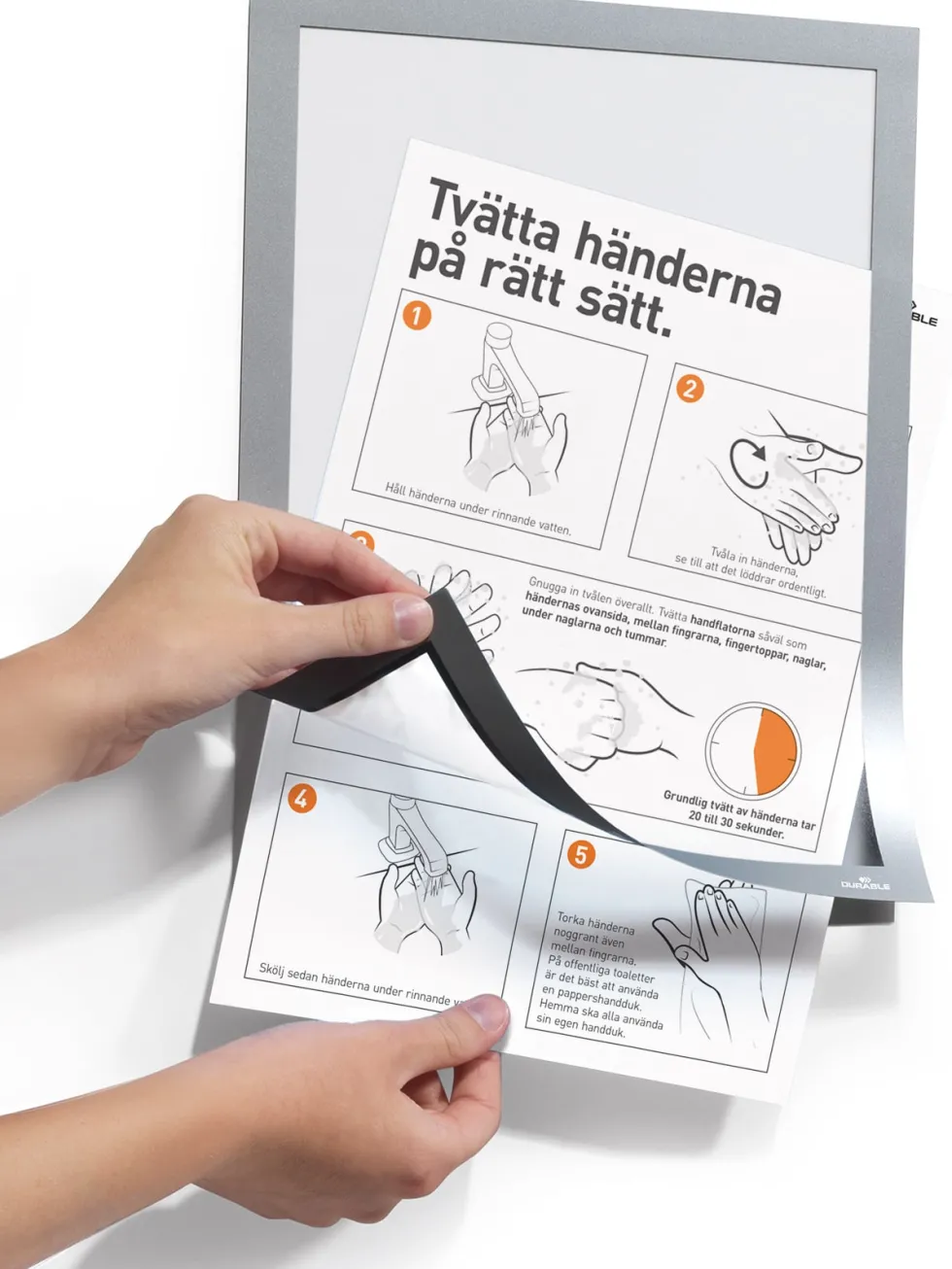 Magnetram DURAFRAME MAGNETIC A4 sil 5/fp
