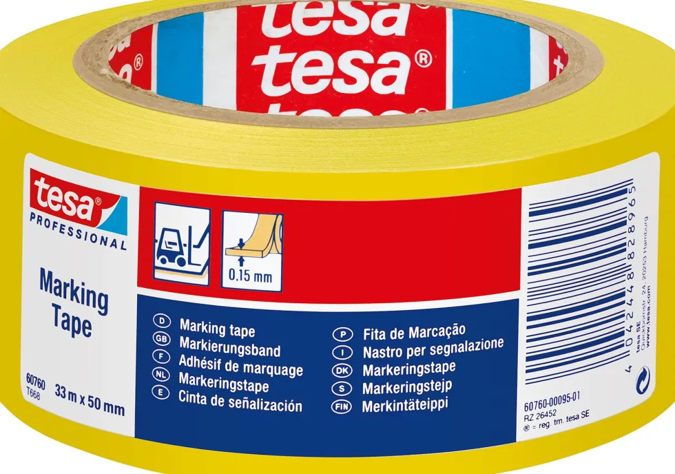 Markeringstejp TESA Prof. 50mmx33m gul