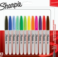 Marker Sharpie Fine Assorted Colours (12)