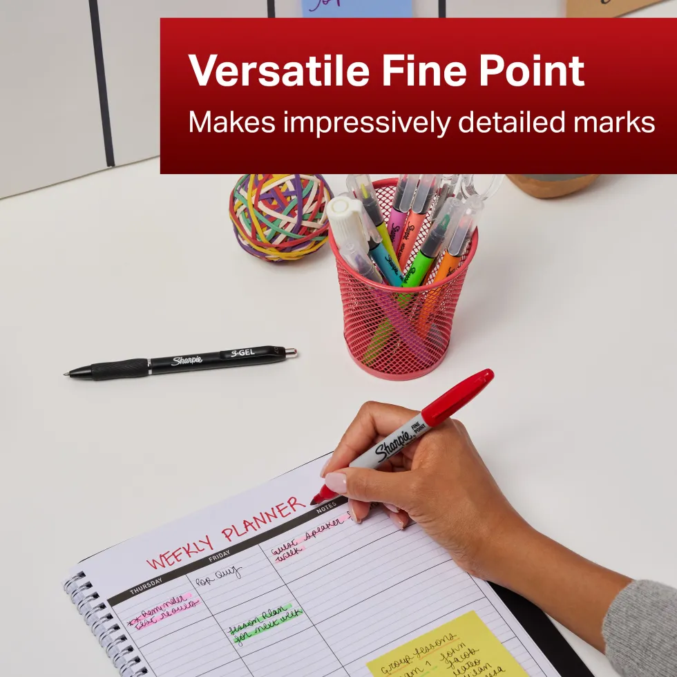 Marker Sharpie Fine Assorted Colours (12)