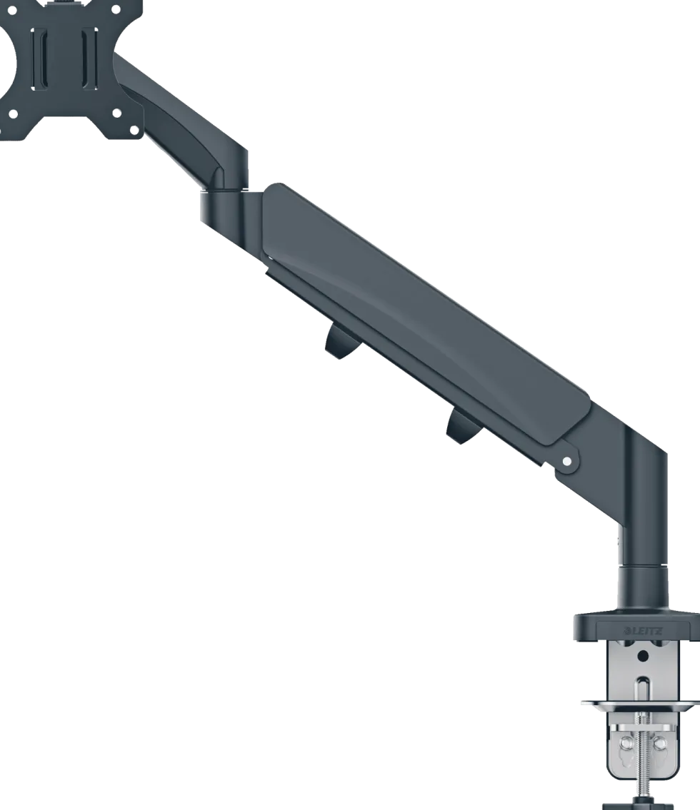 Monitor Arm Ergo Space Saving Single, Dark Grey