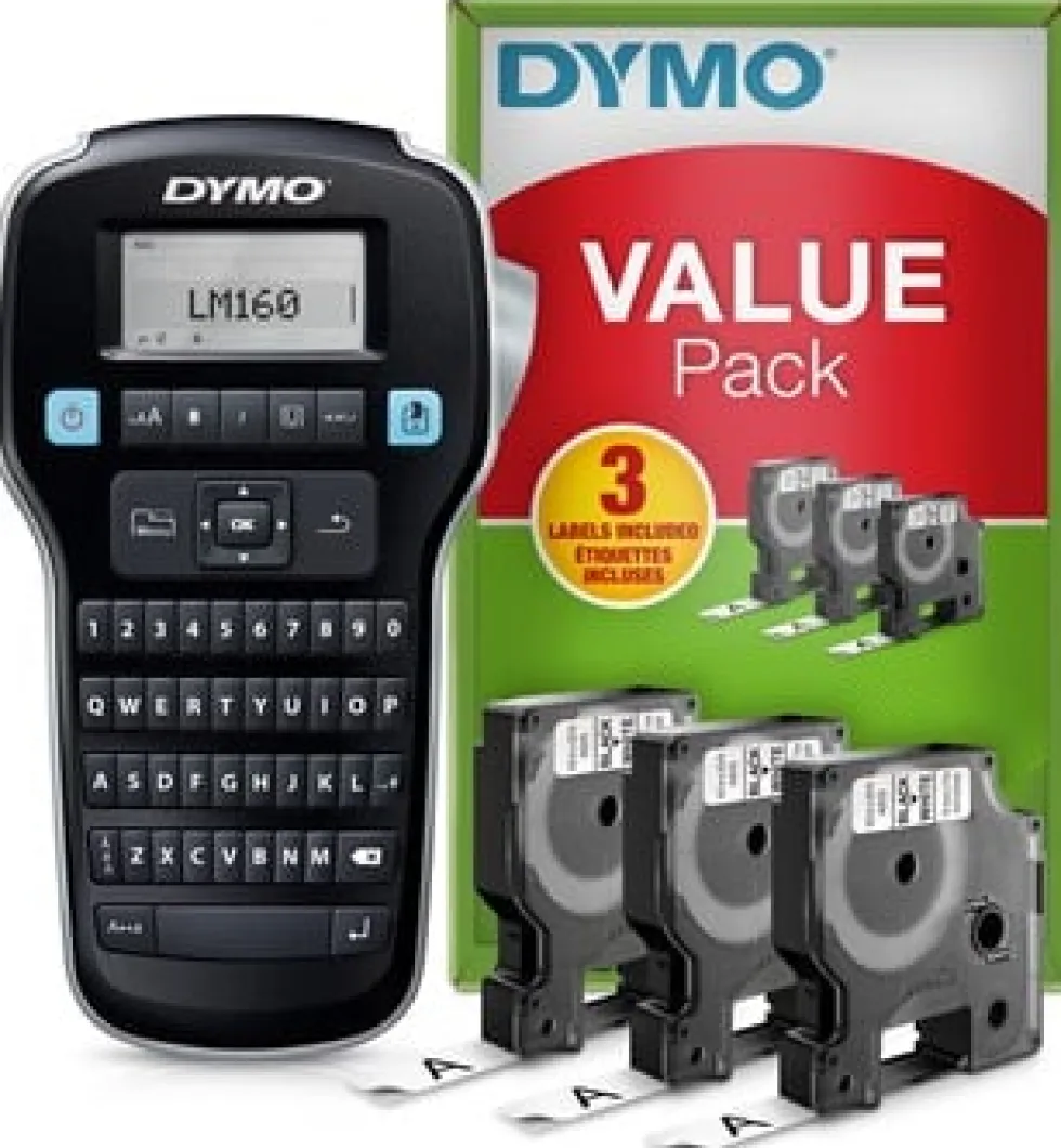 Märkmaskin DYMO LM160 + 3 Tape