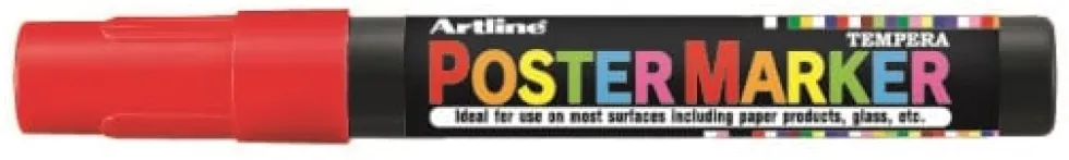 Märkpenna ARTLINE Postermarker 2mm röd