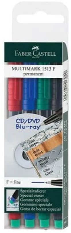 Märkpenna Faber Castell, fine, 4-set