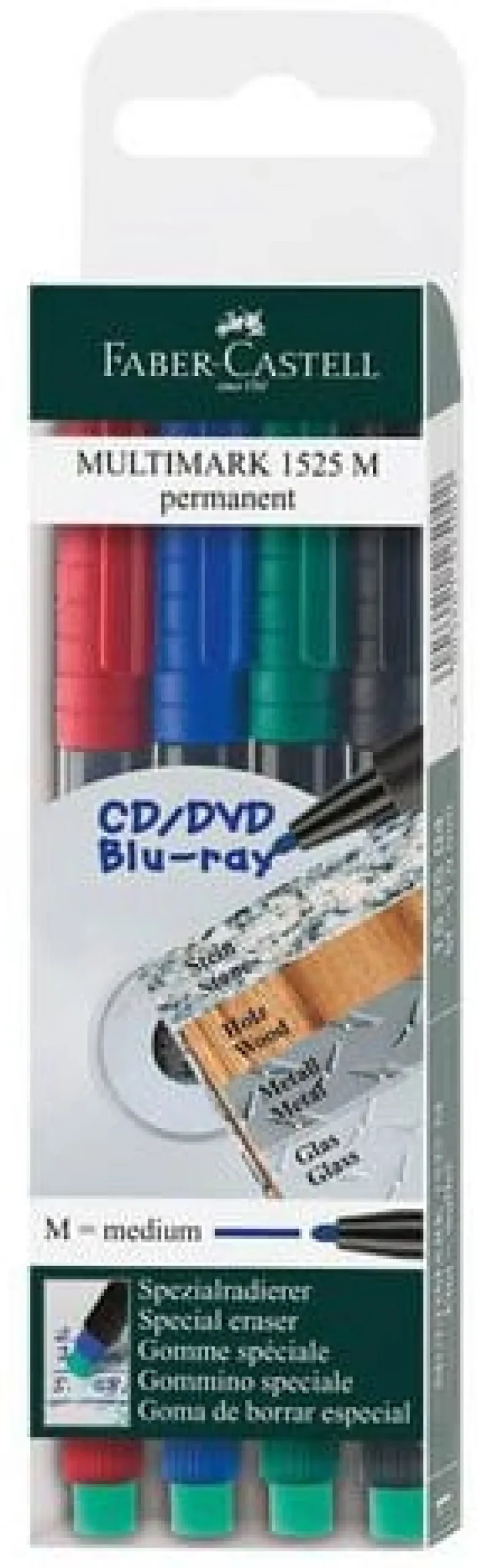 Märkpenna Faber Castell, medium, 4-set