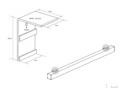 Multibrackets M Manual Projection Screen - Projektorduk