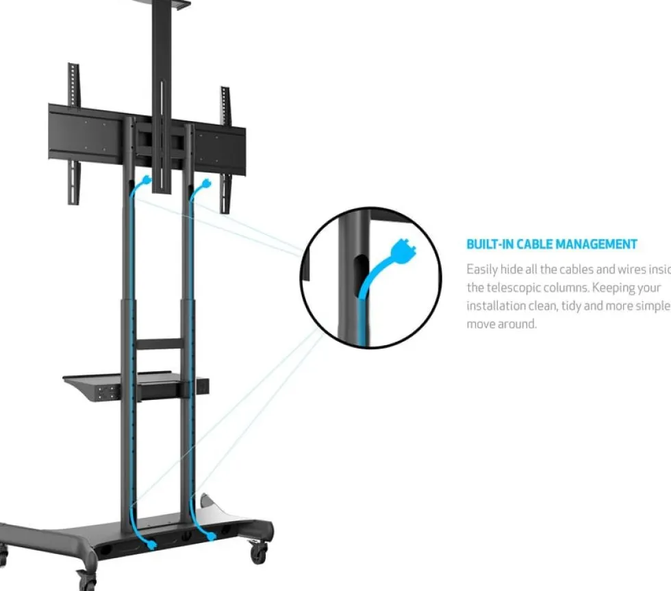 Multibrackets M Public Floorstand Basic 180 - Ställ - för platt