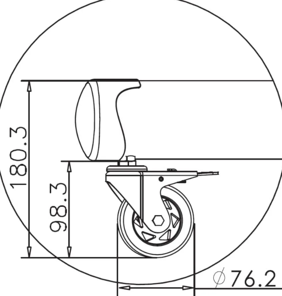 Multibrackets M Public Floorstand Basic 180 - Ställ - för platt