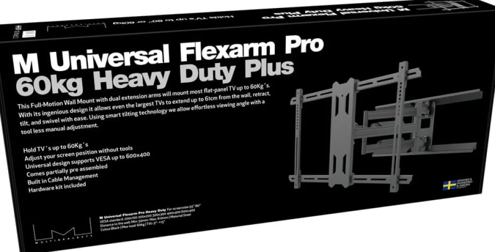 Multibrackets M Universal Flexarm Pro Heavy Duty - Fäste - för