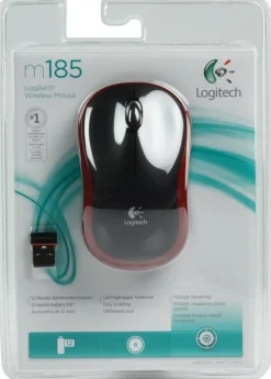 M185 Wireless Mouse, Red