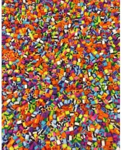 Nabbipärlor mix randiga 10000/fp
