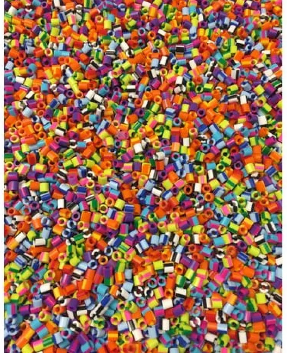 Nabbipärlor mix randiga 10000/fp