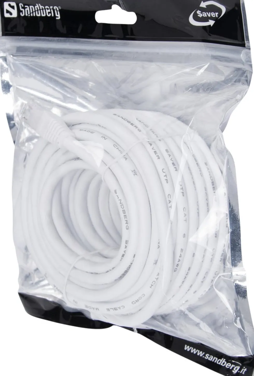 Network Cat 6 Cable SAVER, White (10m)