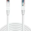 Network Cat6 UTP Cable, White (1m)