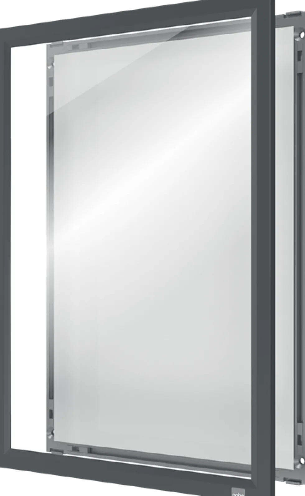 Nobo Impression Pro Affischram A4 Grafit