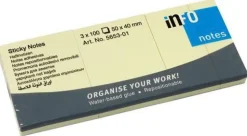 Notes INFO NOTES 40x50mm gul