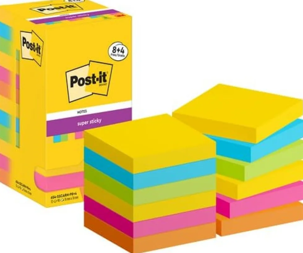 Notes POST-IT SS 76x76mm Carnival 12/fp