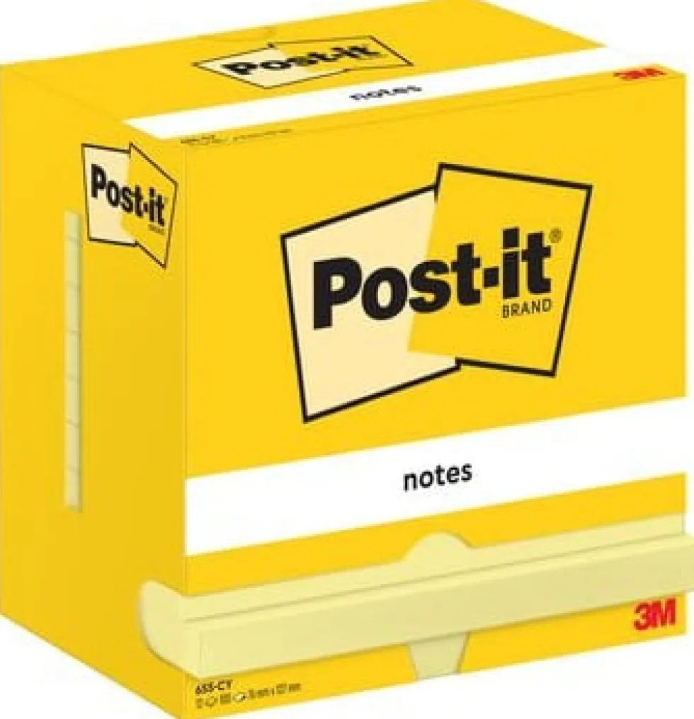 Notes POST-IT 76x127mm gul