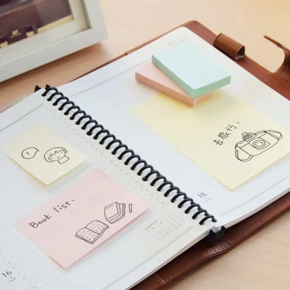 Notes STICK`N 51x76mm gul