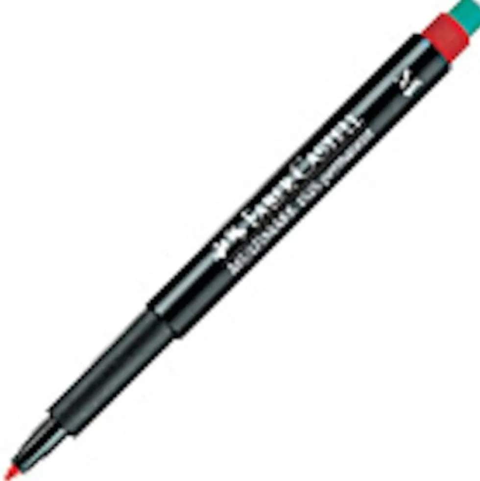 OH-Penna/Märkpenna Faber Castell Röd, medium, 10st