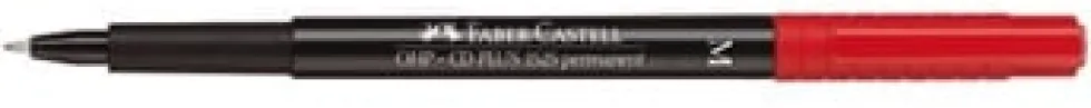 OH-Penna/Märkpenna Faber Castell Röd, medium, 10st