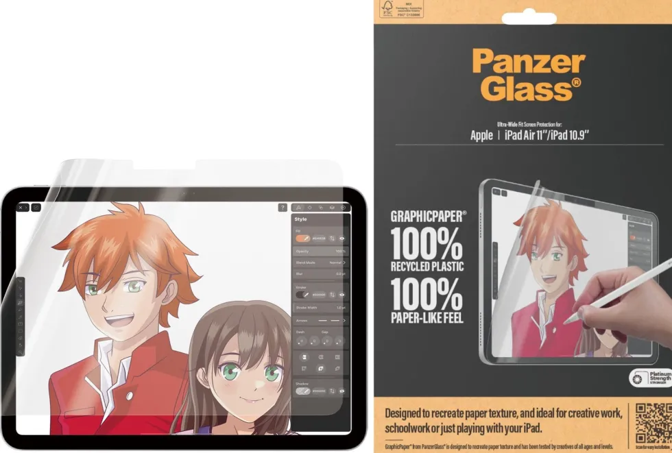 PanzerGlass GraphicPaper iPad Air 11'' 2024 iPad 10.9'' UWF