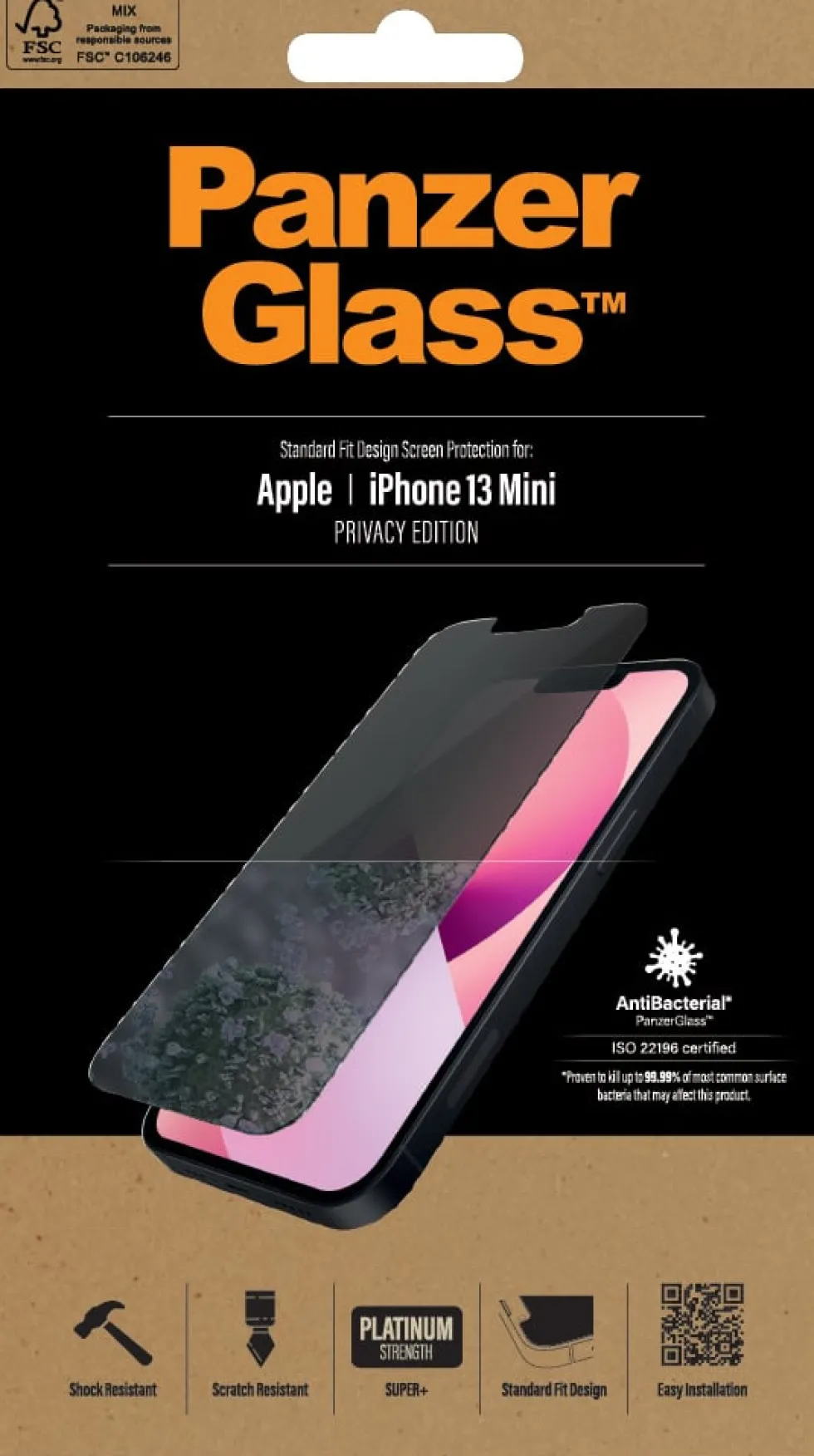 PanzerGlass iPhone 13 Mini Privacy AB