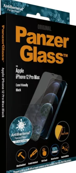 PanzerGlass iPhone 12 Pro Max (CF), Black (AB)