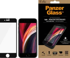 PanzerGlass iPhone SE (2020)/8/7/6 Case Friendly, Black