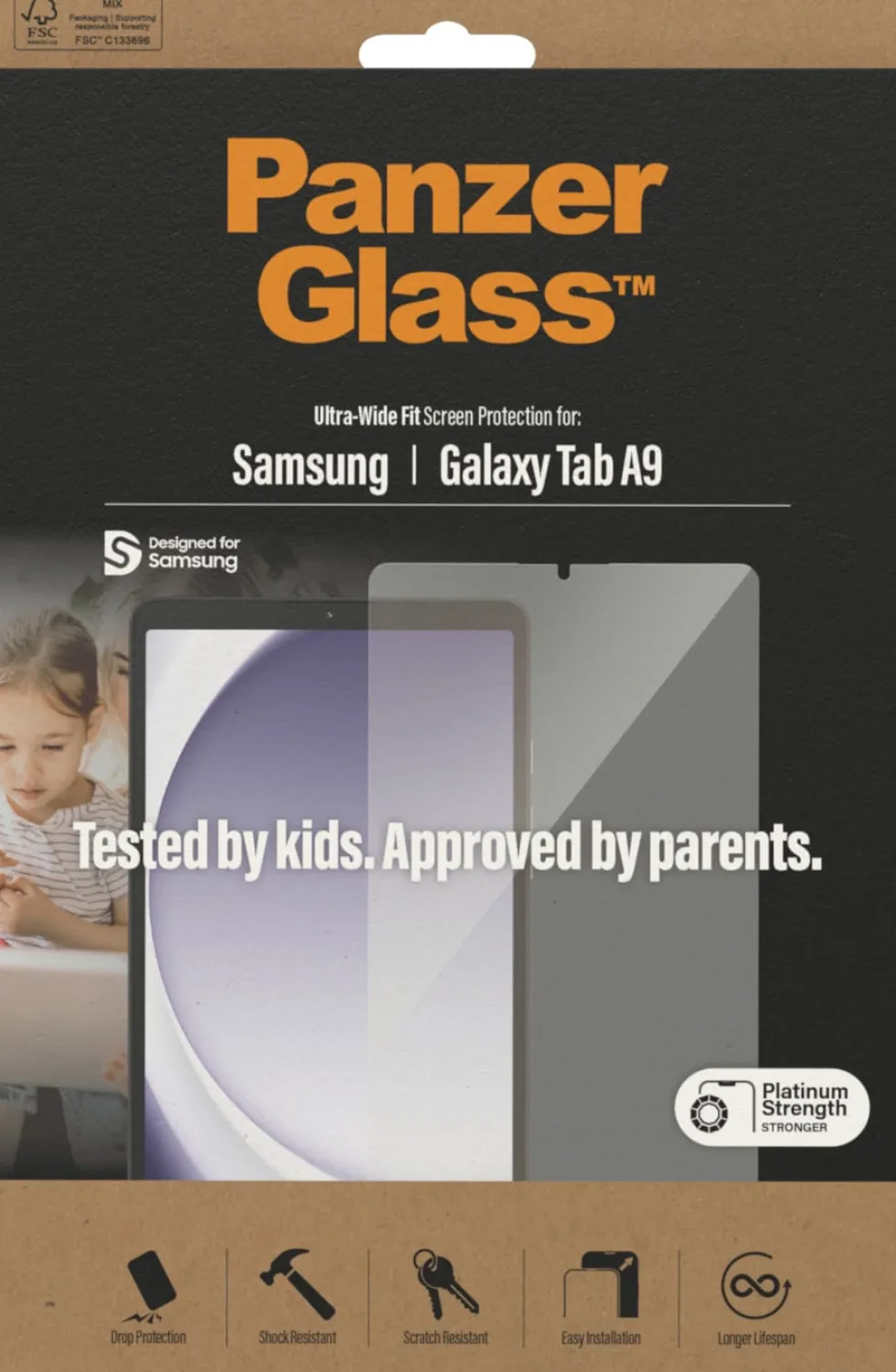 PanzerGlass Samsung Galaxy Tab A9 Ultra-Wide Fit