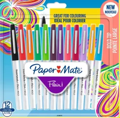 Papermate Flair Bold 12-Blister Ass.colors