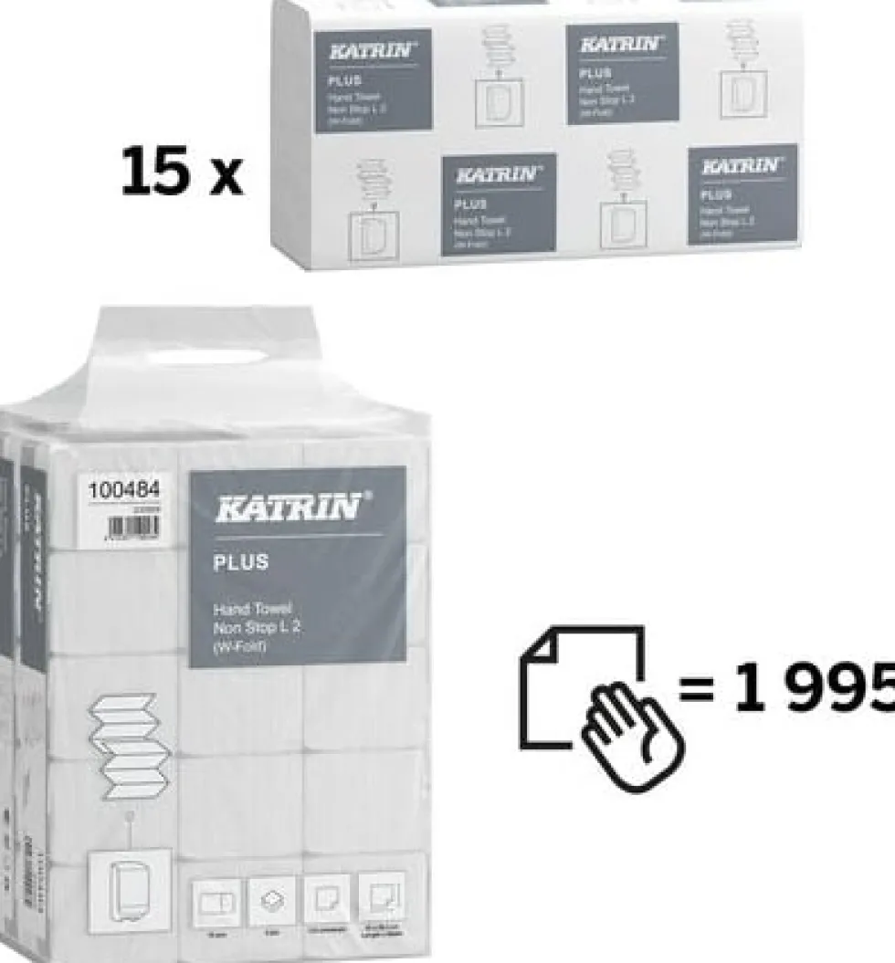 Pappershandduk KATRIN Plus NonStop L2 W 1995/fp