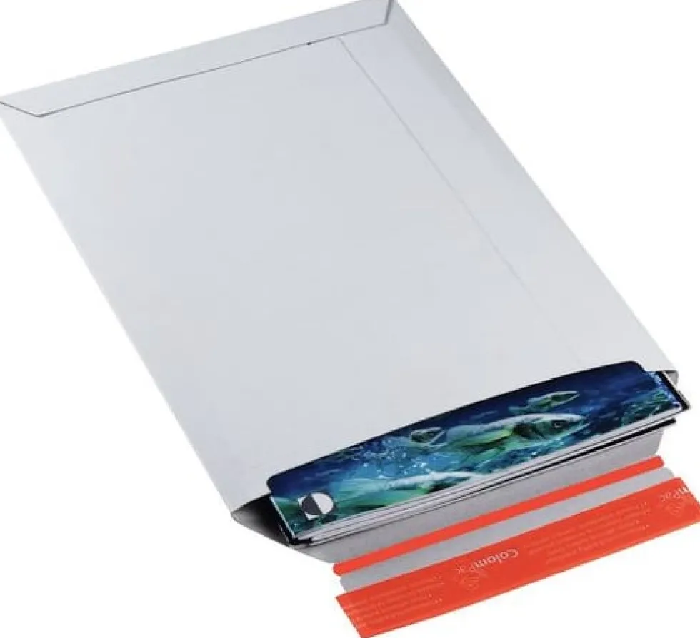 Pappkuvert COLOMPAC C4 235x310x30mm vit