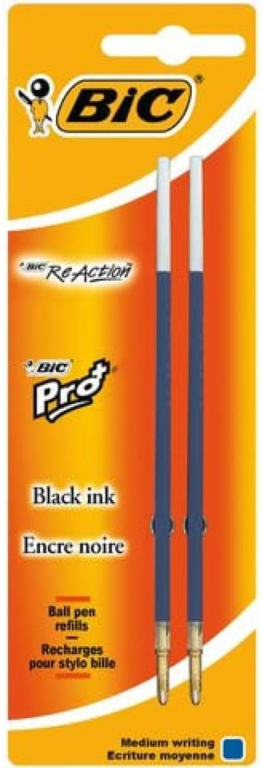 Pennpatron Bläck BIC Medium Blå, 2/fp
