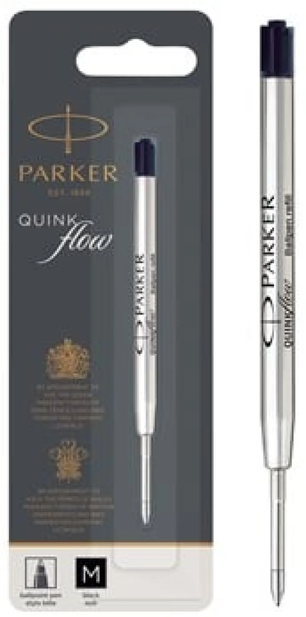 Pennpatron PARKER Quinkflow Medium svart