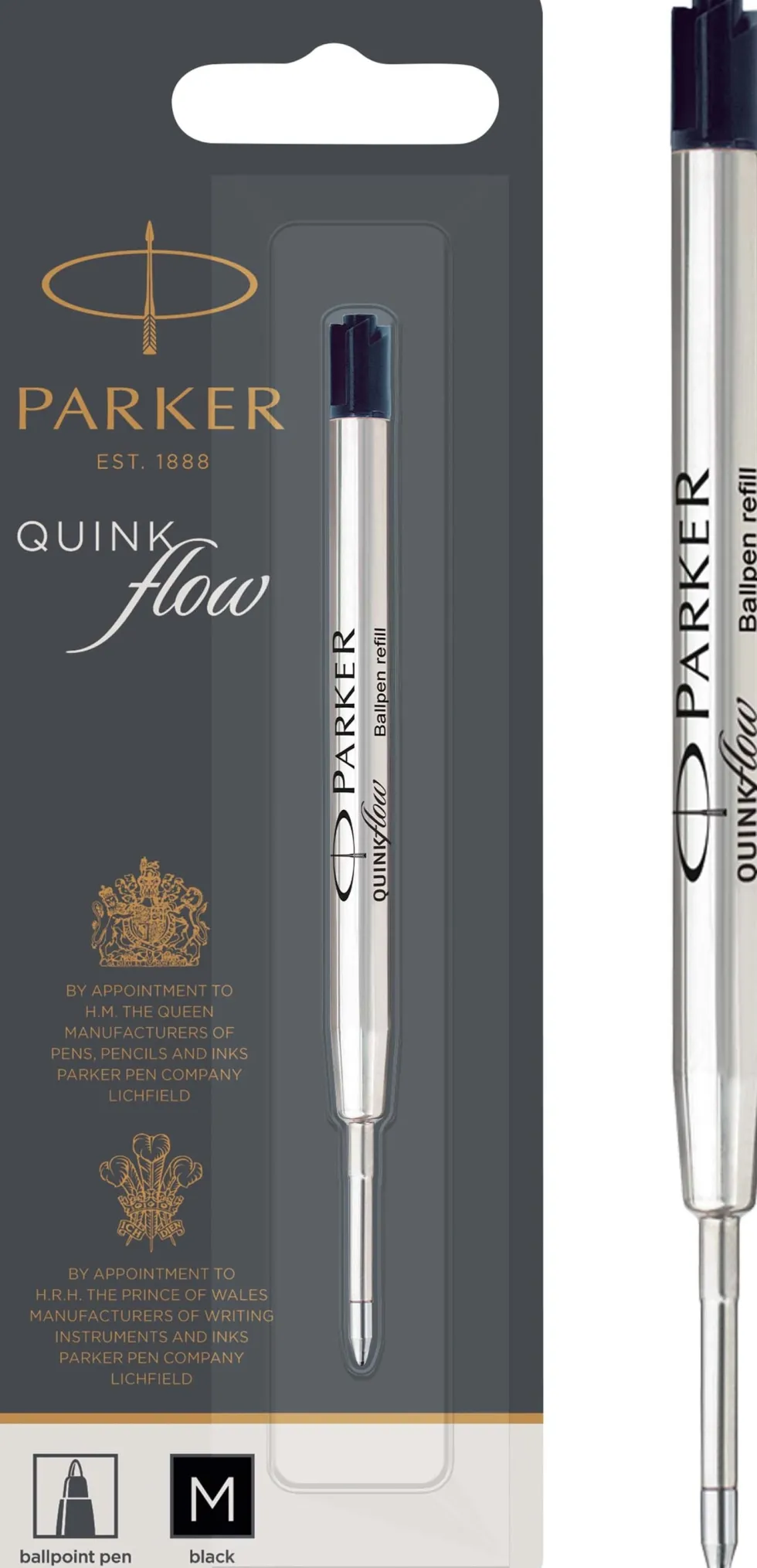 Pennpatron PARKER Quinkflow Medium svart