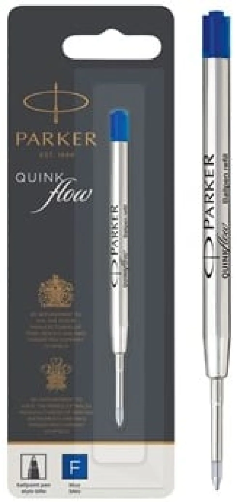Pennpatron PARKER Quinkflow Fine blå