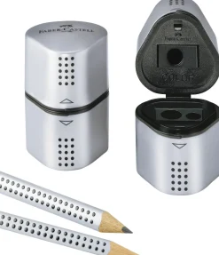 Pennvässare FaberCastell GRIPTrio silver