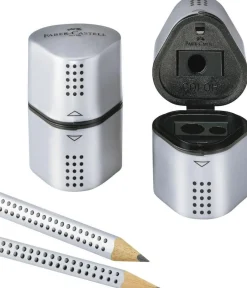 Pennvässare FaberCastell GRIPTrio silver