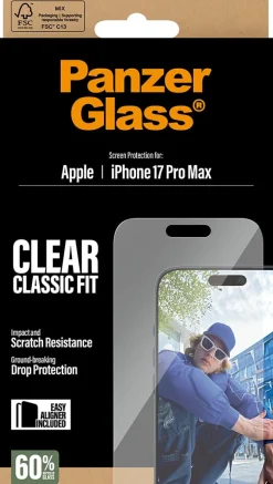 PG Screen Protect iPhone 17 Pro Max Classic Fit EasyAligner