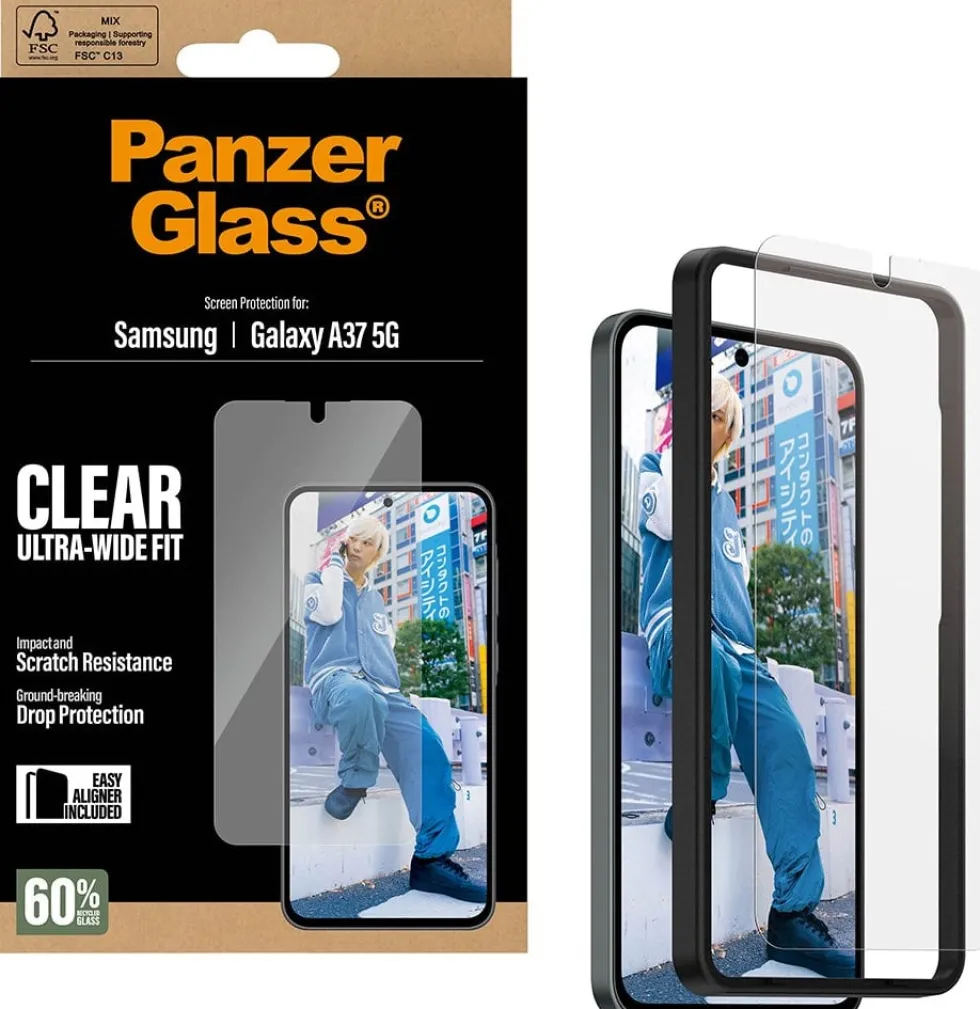 PG Screen Protector Galaxy A36 5G UWF w. EasyAligner