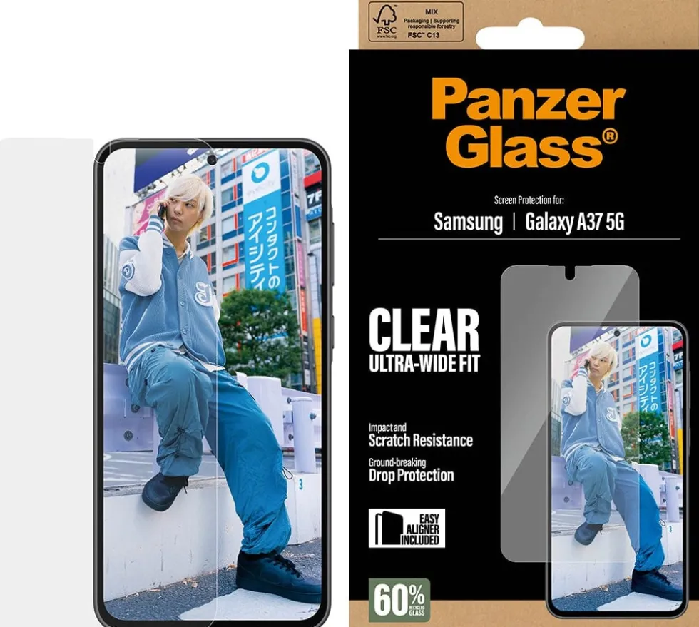 PG Screen Protector Galaxy A36 5G UWF w. EasyAligner