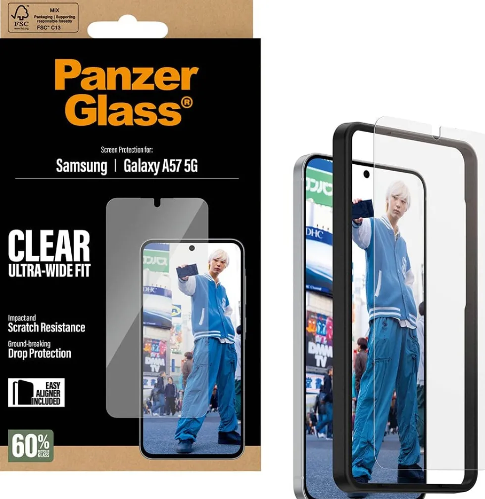 PG Screen Protector Galaxy A56 5G UWF w. EasyAligner