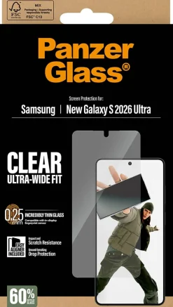 PG Screen Protector Galaxy S26 Ultra UWF w. EasyAligner