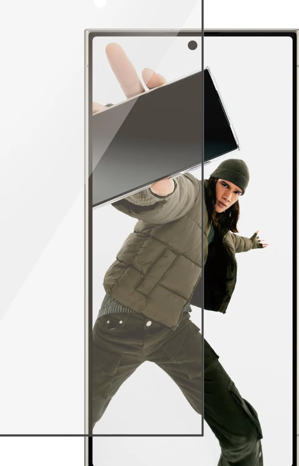 PG Screen Protector Galaxy S24 Ultra Ultra-Wide Fit wA