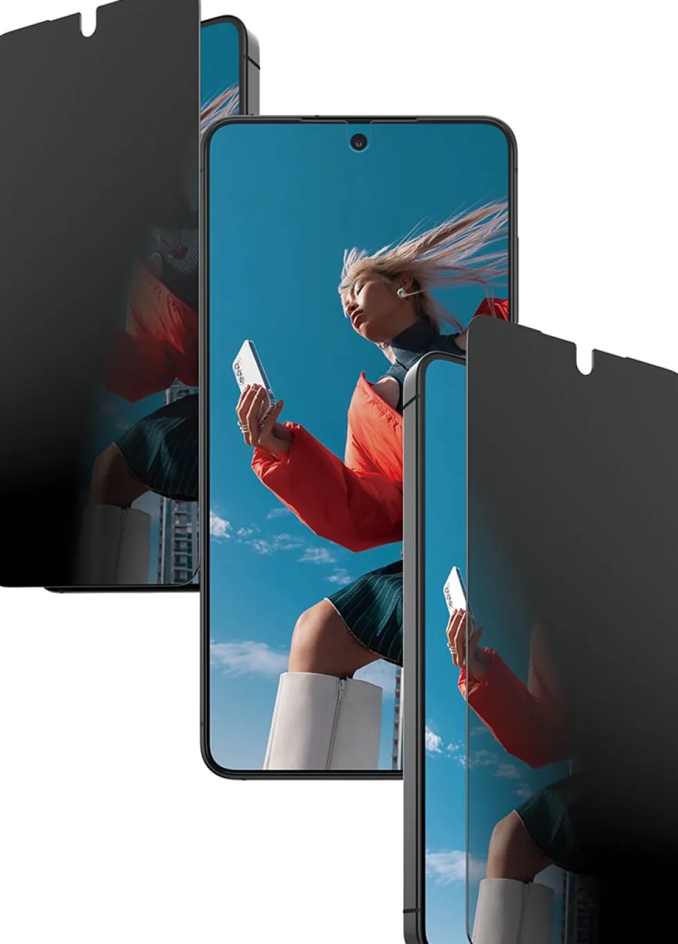 PG 2-Way Privacy Screen tector Galaxy S26 UWF w. FASTFIT IN
