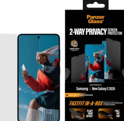 PG 2-Way Privacy Screen tector Galaxy S26 UWF w. FASTFIT IN