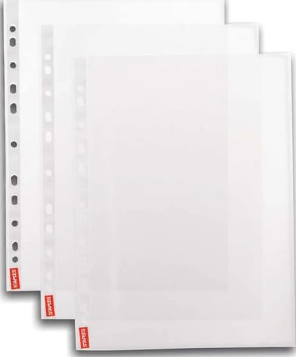 Plastficka A4 0,09 präg 100/fp