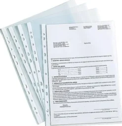 Plastficka A4 0,09 präg 100/fp