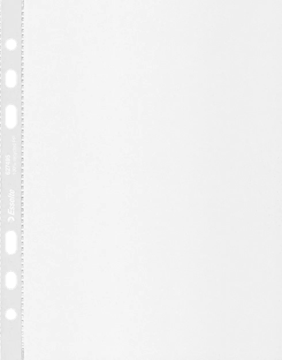 Plastficka ESSELTE rec A5 0,07 100/fp